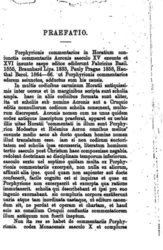 Cover for Commentum in Horatium Flaccum.