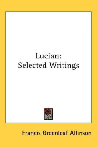 Cover for Lucian