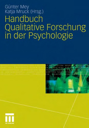 Cover for Handbuch qualitative Forschung in der Psychologie