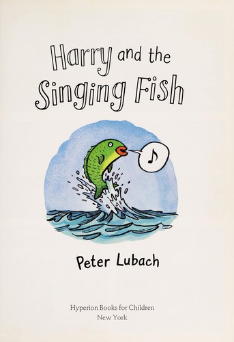 Cover for Harry and the singing fish