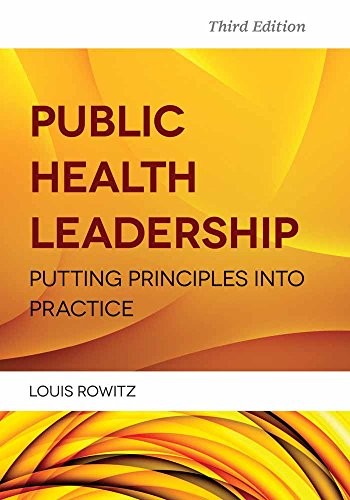 Cover for Public Health Leadership