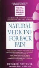 Cover for Natural Medicine for Back Pain