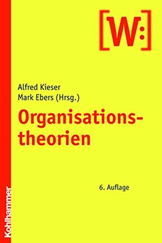 Cover for Organisationstheorien (German Edition)