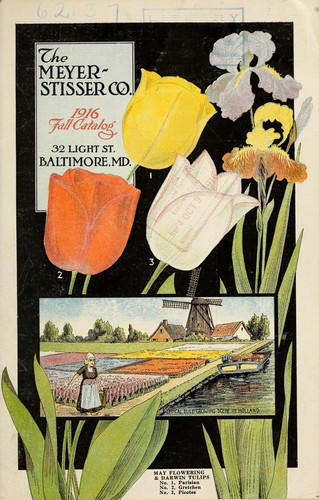 Cover for 1916 fall catalog