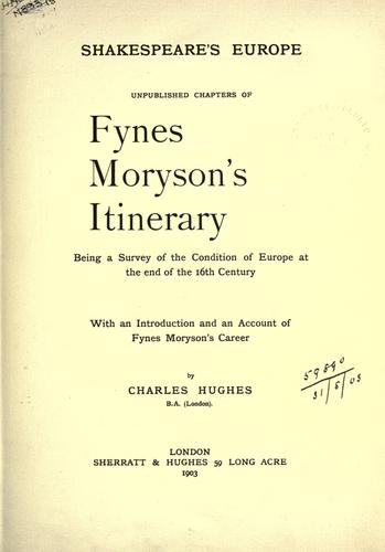 Cover for Shakespeare's Europe