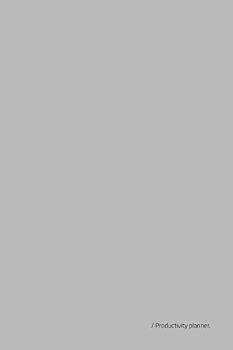 Cover for /Productivity Planner / Calendar 2021 - Grey