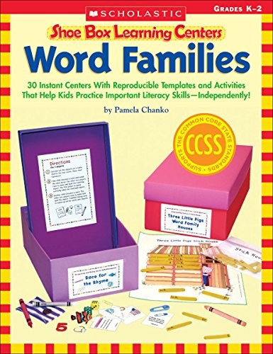 Cover for Shoe Box Learning Centers : Word Families