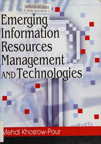 Cover for Emerging information resources management and technologies