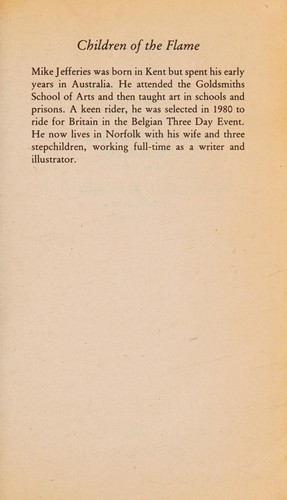 Cover for Children of the flame