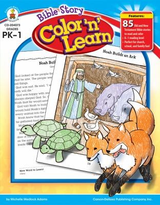 Cover for Bible Story Color n Learn Grades Pk  1
            
                Color n Learn