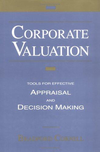 Cover for Corporate valuation