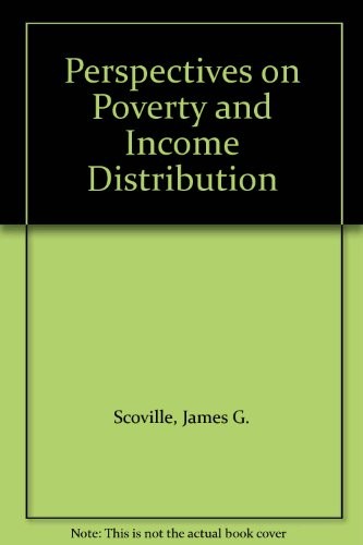 Cover for Perspectives on Poverty and Income Distribution (Study in Economics)