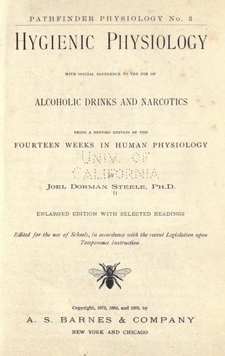 Cover for Hygienic physiology