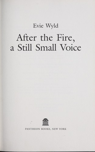 Cover for After the fire, a still small voice