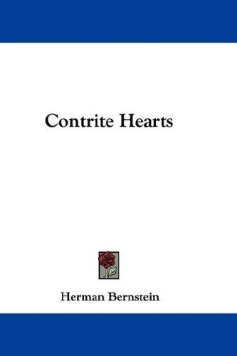 Cover for Contrite Hearts