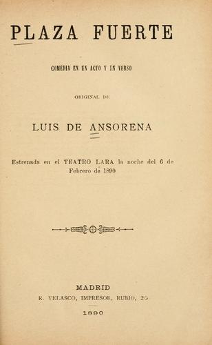 Cover for Plaza fuerte