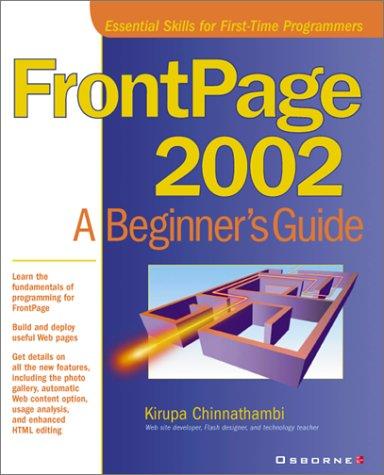 Cover for FrontPage(r) 2002