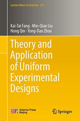 Cover for Theory and Application of Uniform Experimental Designs