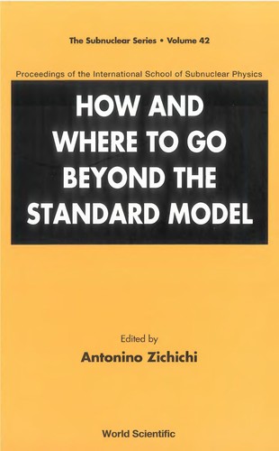 Cover for How and where to go beyond the standard model