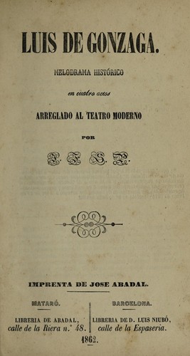Cover for Luis de Gonzaga