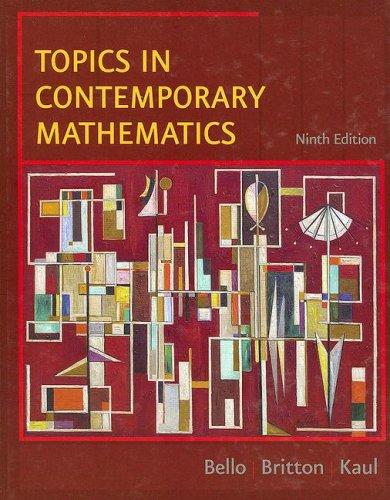 Cover for Bello Topics in Contemporary Math