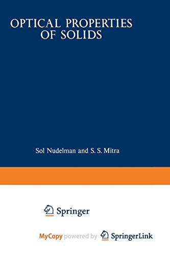 Cover for Optical Properties of Solids