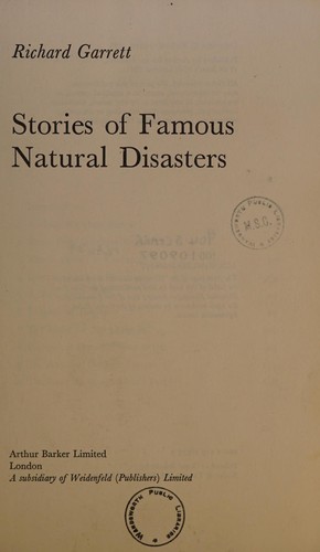 Cover for Stories of famous natural disasters