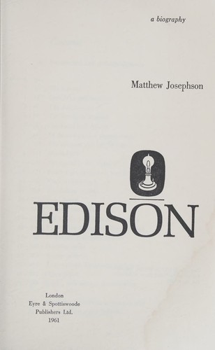 Cover for Edison