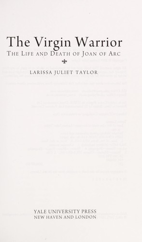 Cover for Joan of Arc