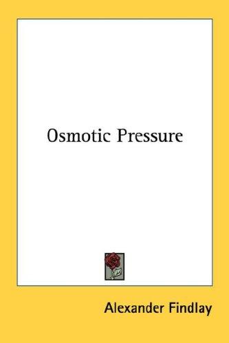 Cover for Osmotic Pressure
