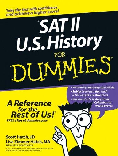 Cover for SAT II U.S. history for dummies