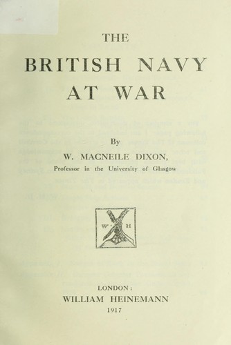 Cover for The British navy at war