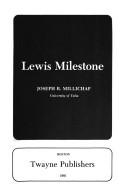Cover for Lewis Milestone