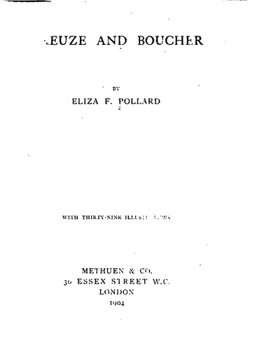 Cover for Greuze and Boucher