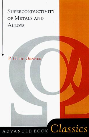 Cover for Superconductivity of metals and alloys