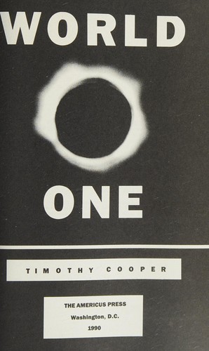 Cover for The world one