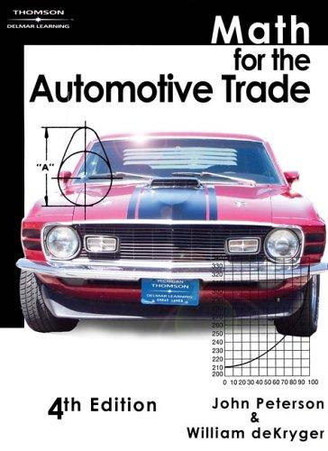 Cover for Math For The Automotive Trade