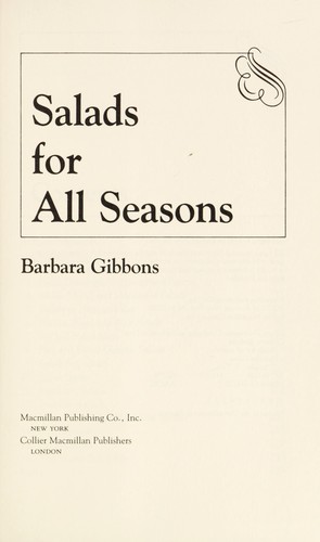 Cover for Salads for all seasons