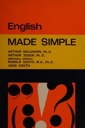 Cover for English made simple