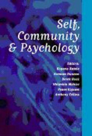 Cover for Self, Community and Psychology