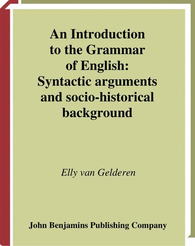Cover for An introduction to the grammar of English