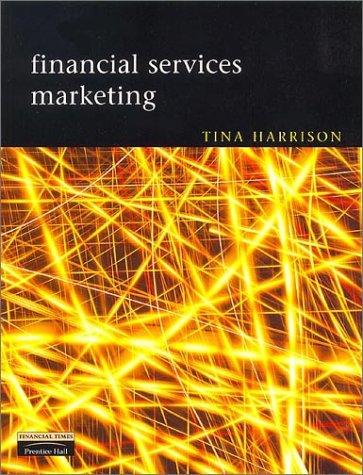 Cover for Financial services marketing