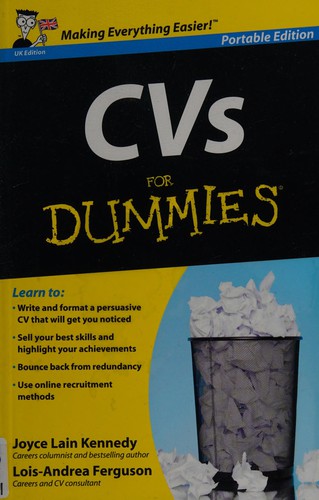 Cover for CVs for dummies