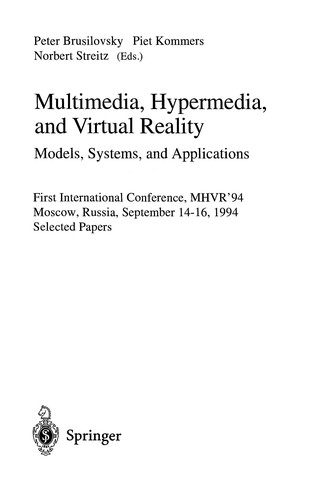 Cover for Multimedia, hypermedia, and virtual reality