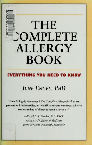 Cover for The complete allergy book