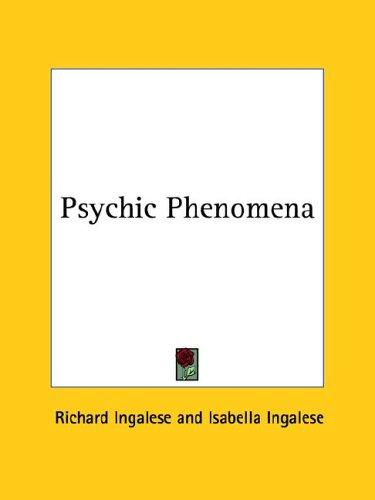 Cover for Psychic Phenomena