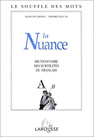 Cover for La nuance