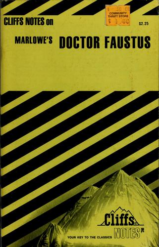 Cover for Doctor Faustus