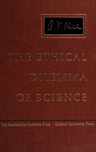 Cover for The ethical dilemma of science