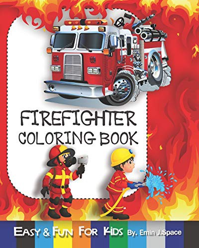Cover for Firefighter Coloring Book